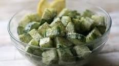 Easy Lemony-Dilly Cucumber Salad
