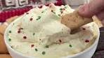 Easy No Bake Eggnog Dessert Dip Recipe