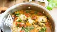 Easy Poached Fish in Tomato Basil Sauce
