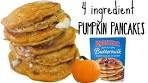 EASY PUMPKIN PANCAKES 4 ingredients