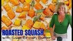 Easy Roasted Butternut & Acorn Squash with Sage Brown Butter