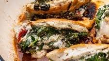 Easy Spinach And Feta Stuffed Chicken Breasts