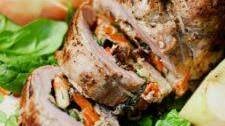 Easy Stuffed Pork Tenderloin (cheese, garlic, herbs)