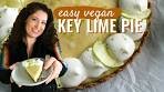 Easy Vegan Key Lime Pie