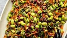 Edamame Salad with Peanut Sauce