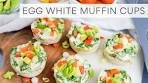 EGG WHITE + VEGGIE MUFFINS | easy, high protein ...