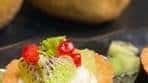 Eggless Kiwi Cream Tart | vanilla extract, vanilla, wheat flour ...