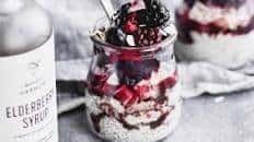 Elderberry Chia Pudding