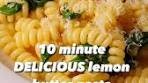 Emilie Pullar | 10 minute crazy delicious lemon butter pasta ...