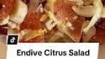 Endive Citrus Salad Recipe: - 1 Belgian endive - 1 red endive ...