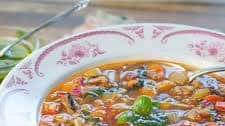 Fabulous Fall Vegetable Soup with Lentils and Buckwheat