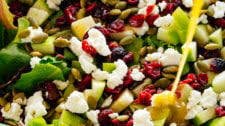 Favorite Green Salad with Apples, Cranberries and Pepitas