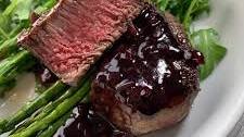 Filet Mignon & Red Wine Reduction