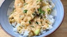 Fish Filet in Thai Coconut Curry Sauce