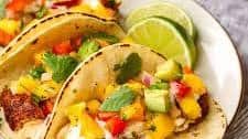 Fish Tacos with Mango Salsa