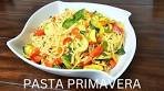Flavorful Pasta Primavera | fresh vegetable pasta with a light ...