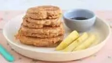 Fluffy Carrot Pancakes (with Yogurt!)
