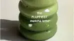fluffy matcha latte ☁️🍵 when i saw this hack to make the ...