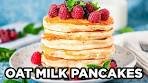 Fluffy Oat Milk Pancakes | Momables Pancake Recipes