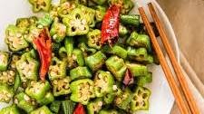 Four-Ingredient Okra Stir-fry