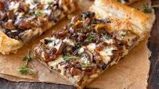 French Onion Mushroom Tart