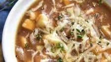 French Onion Noodle Soup