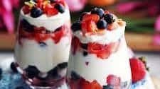 Fresh Berries with Honey Lemon Mascarpone Cream