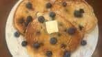 Fresh Blueberry Pancakes From Scratch - Blueberry ...