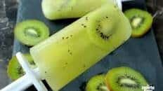 Fresh Kiwi Ice Pops