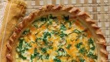 Fresh Spinach & Shallot Quiche