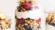 Fruit and Yogurt Parfait with Granola