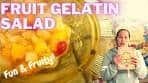 Fruit Gelatin SALAD! RETRO Fruit GINGERALE Salad From a ...