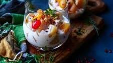 Fruit Salad with Mascarpone Cream