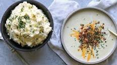 Garlic Mashed Potatoes and Creamy Potato Soup