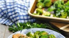 Garlic Parmesan Chicken and Broccoli