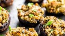 Garlic Parmesan Easy Stuffed Mushrooms