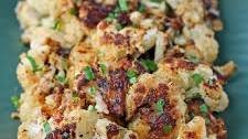 Garlic Parmesan Roasted Cauliflower