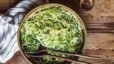 Garlic Parmesan Zucchini Noodles