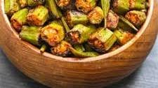 Garlic Roasted Okra