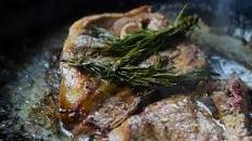 Garlic Rosemary Lamb Steaks