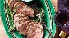 Garlic-Rosemary Roast Beef with Horseradish Sauce