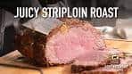 Garlic & Rosemary Studded NY Strip Roast Recipe