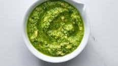 Garlic Scape and Basil Pesto