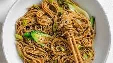 Garlic Sesame Soba Noodles