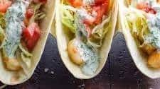 Garlic Shrimp Tacos (Inspired by Surf Taco)