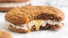 Ginger Sandwich Cookies with Caramel Filling