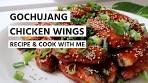 Gochujang Chicken Wings 🐔🌶️ | RECIPE + COOK WITH ME