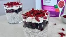 Goji Cherry Chia Parfait Recipe