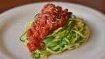 Grain Free Zucchini Noodles with Tomato Sauce Recipe using ...