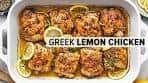 GREEK LEMON CHICKEN is a must-make, super easy dinner ...